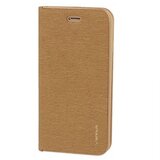  Premium preklopna torbica Samsung Galaxy S22 Ultra 5G - zlata z zlatim robom Cene