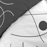 Douceur d intérieur Bela/temno siva enojna posteljnina iz mikrovlaken 140x200 cm Sonate – | Shoptok.si