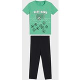 Sinsay Dvodijelna pidžama s nogometnim motivom | shoptok.hr