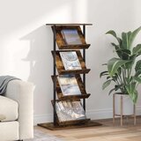 Polica za časopise s policom Dimljeni hrast 68 x 40 x 123.5 cm | shoptok.hr