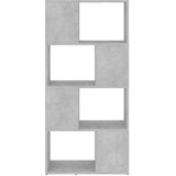 Ormarić za knjige / sobna pregrada boja betona 60x24x124,5 cm | Eponuda.com