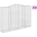  Lučne gabionske košare 9 kom 300x50x200/220cm pocinčano željezo | Eponuda.com
