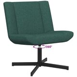  Stolica na kotačiće Tamnozelena 63 x 75 x 76 cm tkanina | shoptok.hr