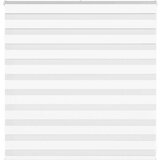vidaXL zebra senčilo bela 145x100 cm tkanina širina 140,9cm poliester | Shoptok.si