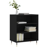  Komoda crna 57 x 35 x 70 cm od konstruiranog drva | shoptok.hr