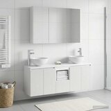  Set ormarića za kupaonicu 4 kom. Bijela Konstruirano drvo | shoptok.hr