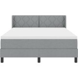  Krevet s opruga kutije Svijetlo siva 200 x 160 cm tkanina | shoptok.hr