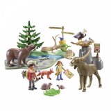Playmobil wiltopia razgledanje šumskih životinja - severna amerika