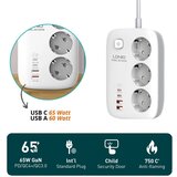  Produzni kabl LDNIO SE3436 EU 3 uticnice + 2xUSB QC 2xPD GaN 2m | ePonuda.com