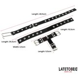 LATETOBED ovratnica z nosnim kavljem (črna) | Shoptok.si