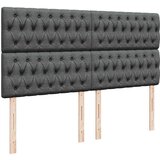 vidaXL Otomanski krevet s madracem i LED tamnosivi 180x200cm tkanine | shoptok.hr