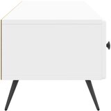 TV ormar s ladicama Bijela visokog sjaja 147 x 34,5 x 30 cm | shoptok.hr