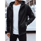 DStreet Rozpinana bluza męska ocieplana czarna | shoptok.hr