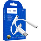 Hoco. Adapter za slu&amp;scaron;alke, USB type C na 3.5 mm - LS30 Slike