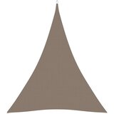 vidaXL Senčno jadro oksford blago trikotno 3x4x4 m taupe | Shoptok.si