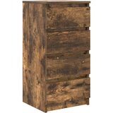  Komoda boja dimljenog hrasta 37,5x35x76 cm konstruirano drvo | Eponuda.com