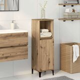 vidaXL Kopalniška omarica artisan hrast 30x30x100 cm inženirski les | Shoptok.si