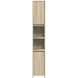  4-dijelni set kupaonskog namještaja boja hrasta sonome drveni | shoptok.hr