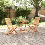 vidaXL 3-delni zložljivi bistro set iz močnega akacijevega lesa | Shoptok.si