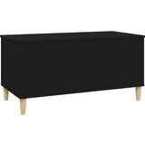  Stolić za kavu crni 90 x 44 5 x 45 cm od konstruiranog drva | shoptok.hr