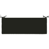  Jastučić za klupu SOEST 100% poliester Crna 120 x 40 x 5 cm | shoptok.hr