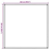  Tepih za šator boja pijeska 250 x 250 cm HDPE | shoptok.hr