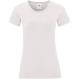 Fruit Of The Loom White Iconic women's t-shirt in combed cotton | Shoptok.si