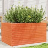  Vrtna sadilica voštano smeđe boje 90x60x45,5 cm od borovine | shoptok.hr