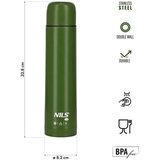  Nc3804 turistička termos boca 1000 ml zelena nils camp | shoptok.hr