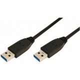 Logilink USB 3.0 kabel [1x USB 3.2 gen. 1 vtič A (USB 3.0) - 1x USB 3.2 gen. 1 vtič A (USB 3.0)] 2 m črna USB kabel USB 3.2 gen. 1 (USB 3.0), (20414868) | Shoptok.si