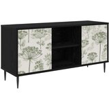  TV ormar RHENEN 102 x 33 x 51 cm Crni hrast Konstruirano drvo | shoptok.hr