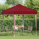  Rastezljivi šator za zabave 195 x 195 x 245 cm Tamno crvena | Eponuda.com