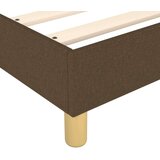  S oprugama i madracem tamnosmeđi 160x200 cm tkanina | shoptok.hr