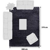 XXXL Preproga Fluffy, 280x370cm, Antracit | Shoptok.si