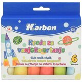 Karbon Kreda Jumbo, barvna, 6 kosov Cene