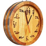  Sat od dijela hrastove bačve s gravurom (35 cm) | shoptok.hr