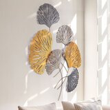 WALLXPERT Ginkgo - ACH110-1 Višenamenski Metalni Zidni Dekor | Eponuda.com