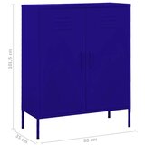 Ormarić za pohranu modri 80 x 35 x 101 5 cm čelični | shoptok.hr