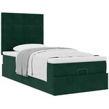  Okvir kreveta s madracima tamnozeleni 90x200cm baršunasti | Eponuda.com