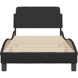  Okvir za krevet s uzglavljem crni 90x190 cm od umjetne kože | shoptok.hr