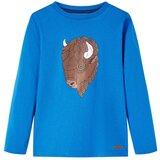  Dječja majica dugih rukava kobaltnoplava 116 | shoptok.hr