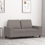  Dvosjed od tkanine smeđesivi 120 cm Cijene