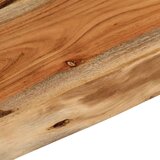 vidaXL Stenska polica 60x40x3,8 cm pravokotna akacija naraven rob | Shoptok.si