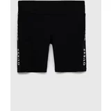 Guess Dječje kratke hlače boja: crna, s aplikacijom