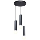  ITALUX PND-33849-3R-BK - Luster na sajli MACERA 3xE27/40W/230V crna | Eponuda.com