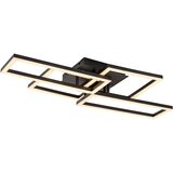 Rabalux luster Drusus, LED, 40W, 3000-6500K, 70x35cm, Crni | ePonuda.com