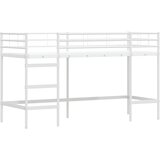  Okvir Krevet za Dječji Loft Bijelo 74,5 x 190 cm Čelik | shoptok.hr