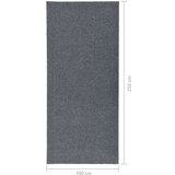 vidaXL Tepih tekač 100x250 cm siv | Shoptok.si