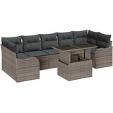  Sjedeća garnitura za vrt 8 kom. 7-Broj sjedala Siva Poli Ratan 289 x 122,5 x 85 cm | Shoptok.si
