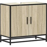 vidaXL Kupaonski ormarić za umivaonik boja hrasta 65x33x60 cm drveni | shoptok.hr